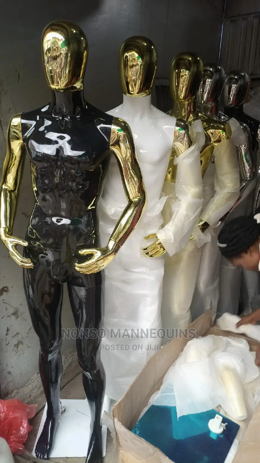 Chrome Male Display Mannequins
