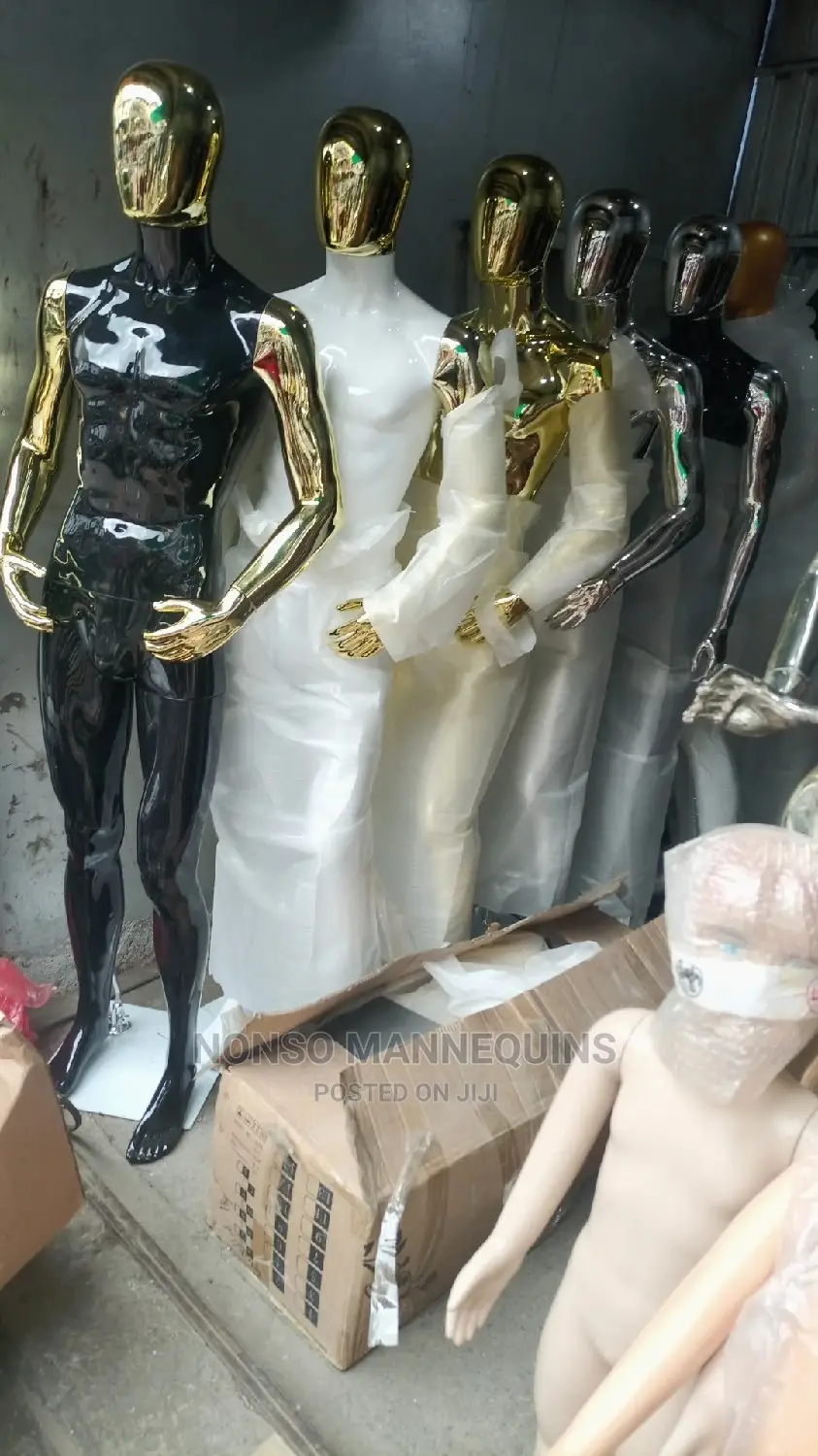 Chrome Male Display Mannequins