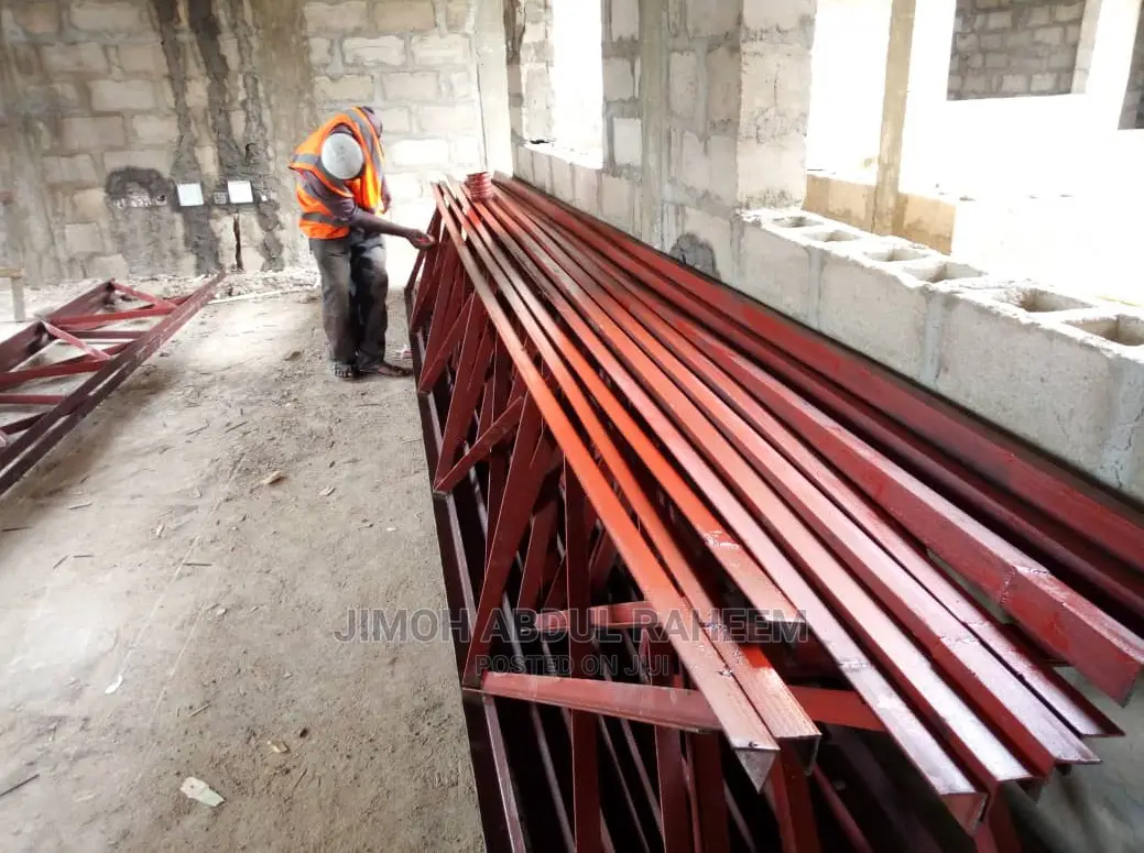 Iron Rafters and Roofing