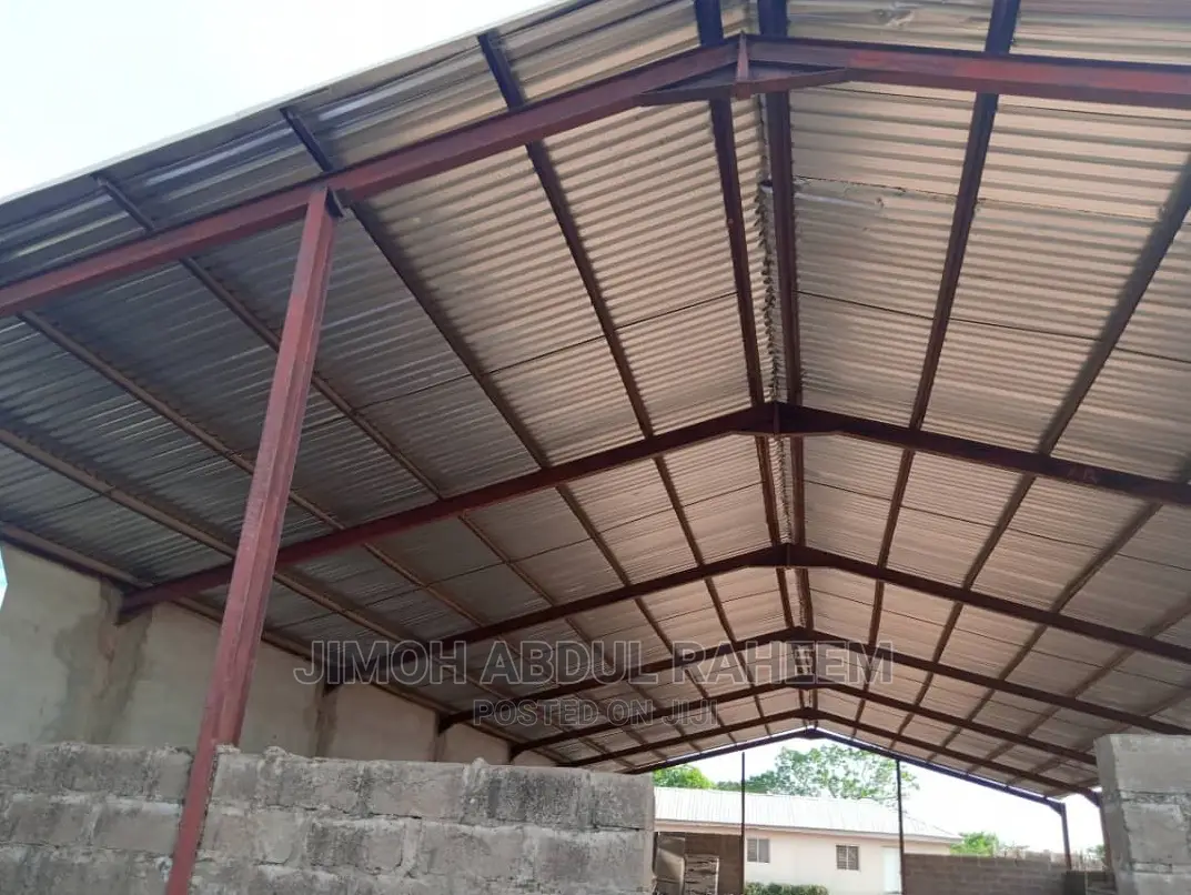 Iron Rafters and Roofing