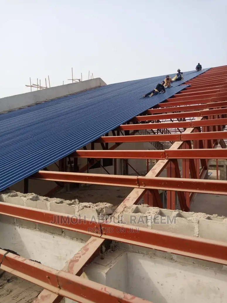 Iron Rafters and Roofing