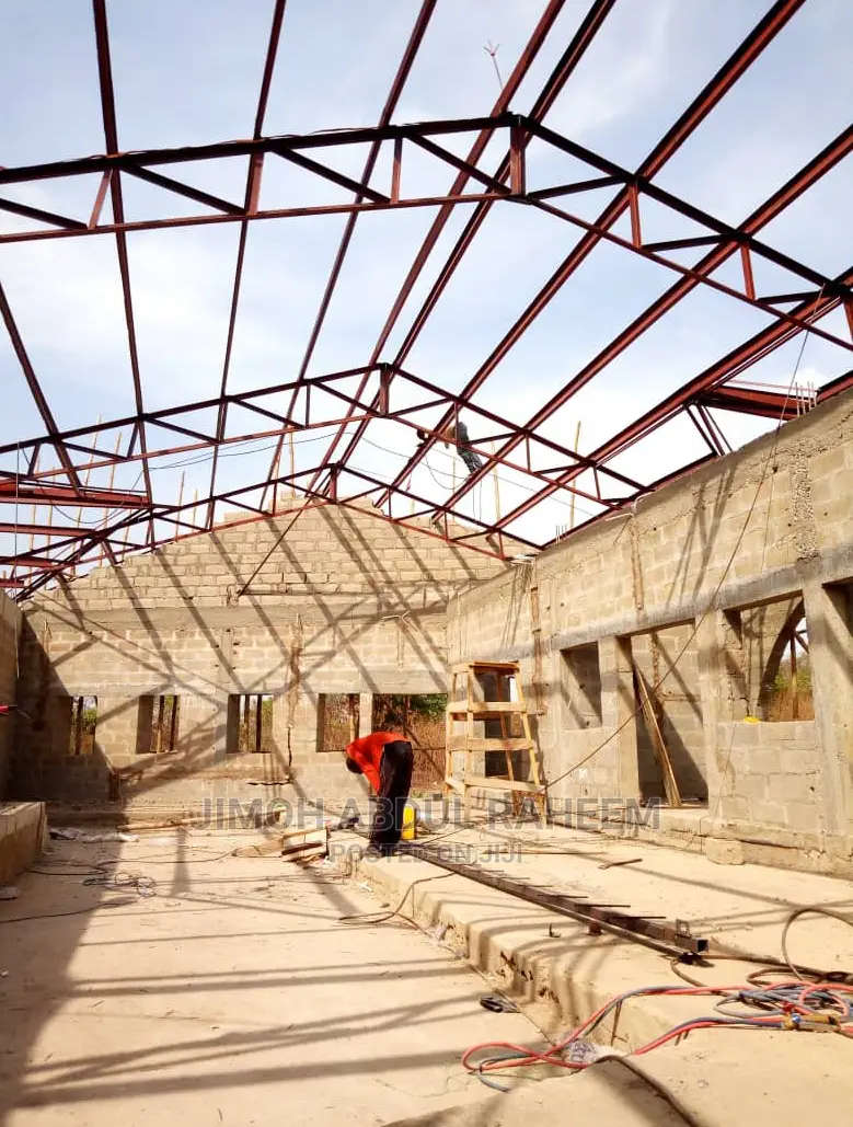 Iron Rafters and Roofing