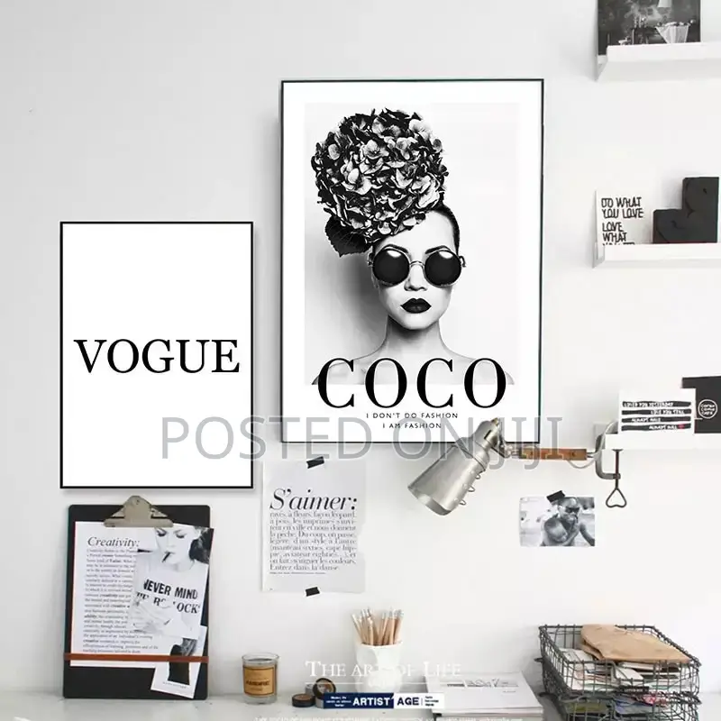 Fashion Coco Quote Poster