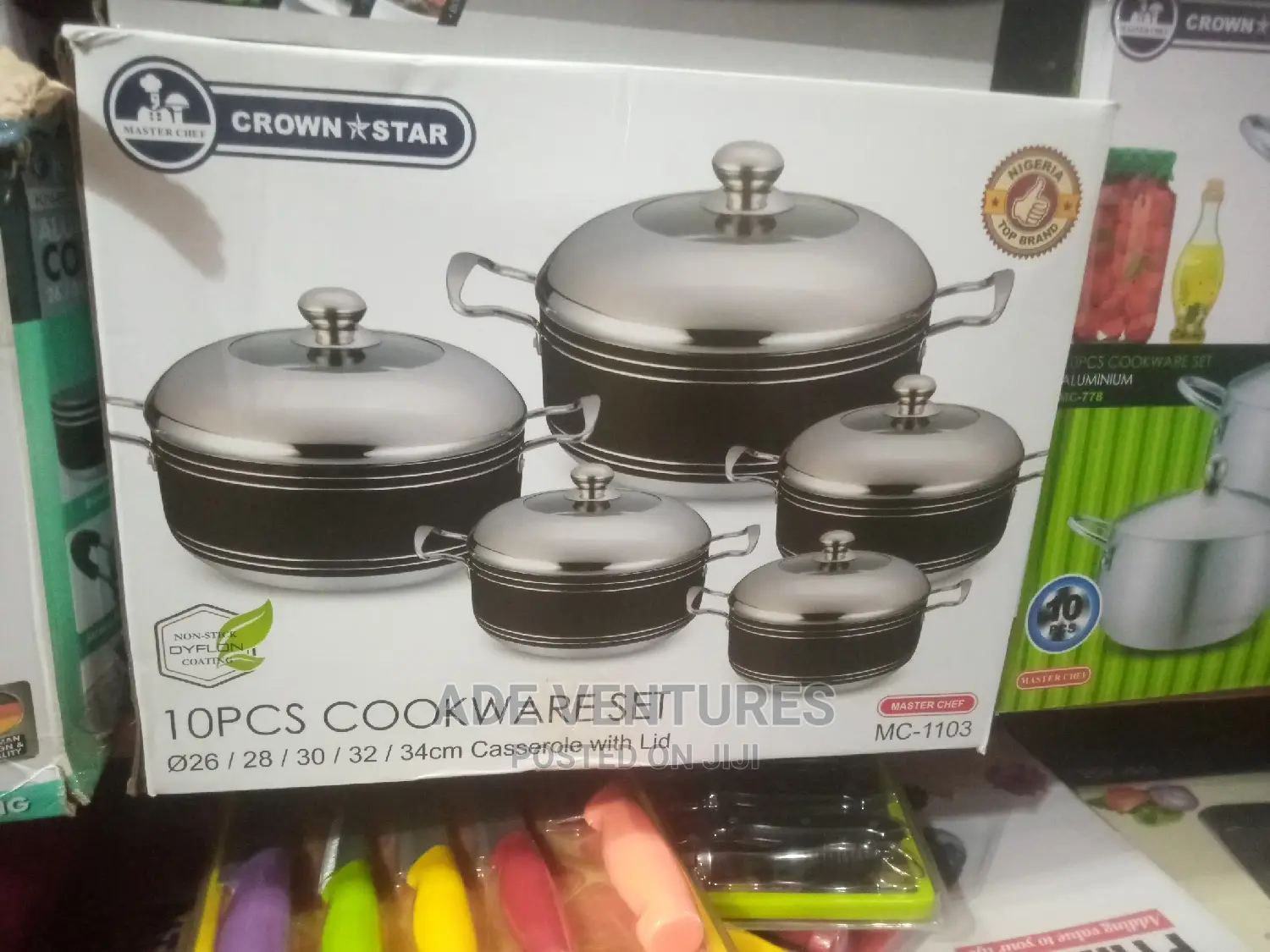 10 Pieces Non-Stick Pot.
