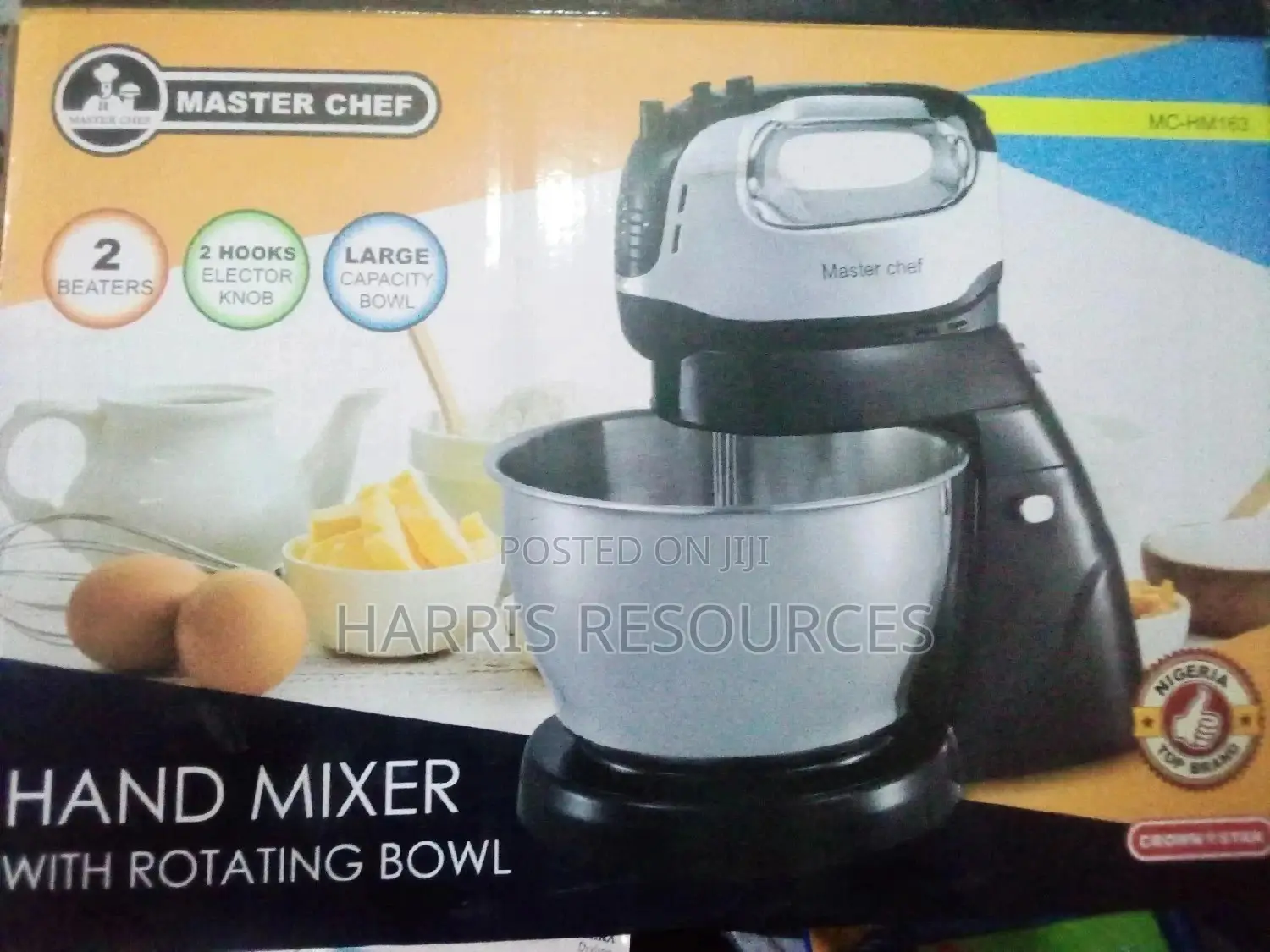 Master Chef 5 Litres Mixer With Rotating Bowl