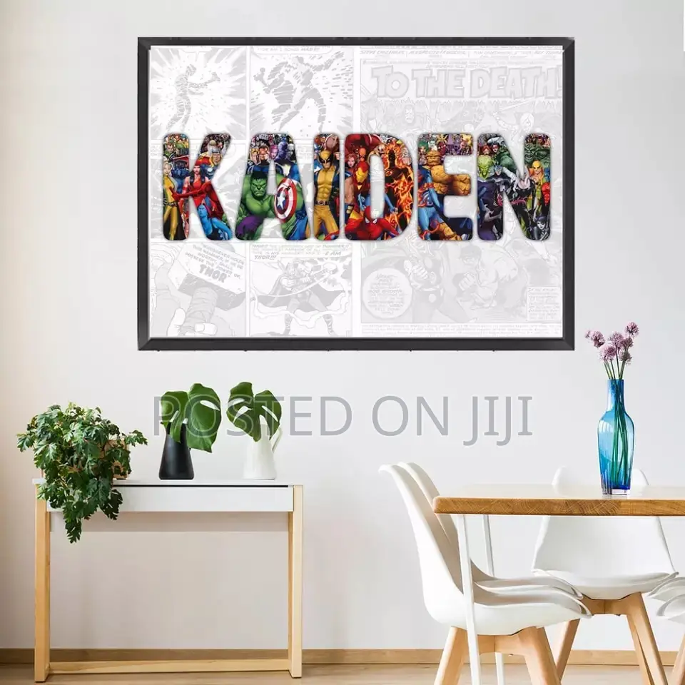 Personalized Avengers Name Word Art