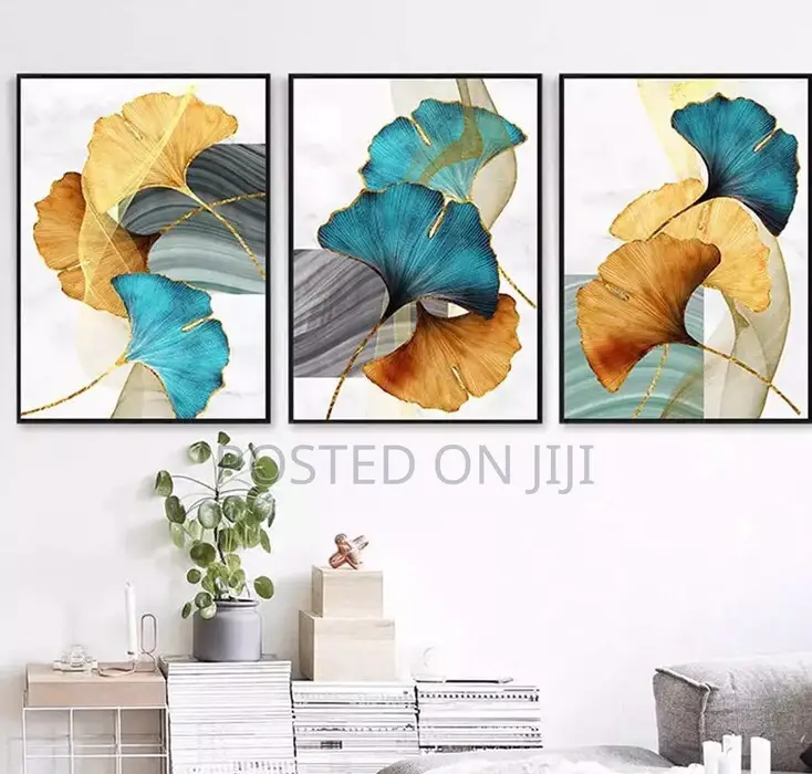 Blue Green Yellow Leaf Plant Flower