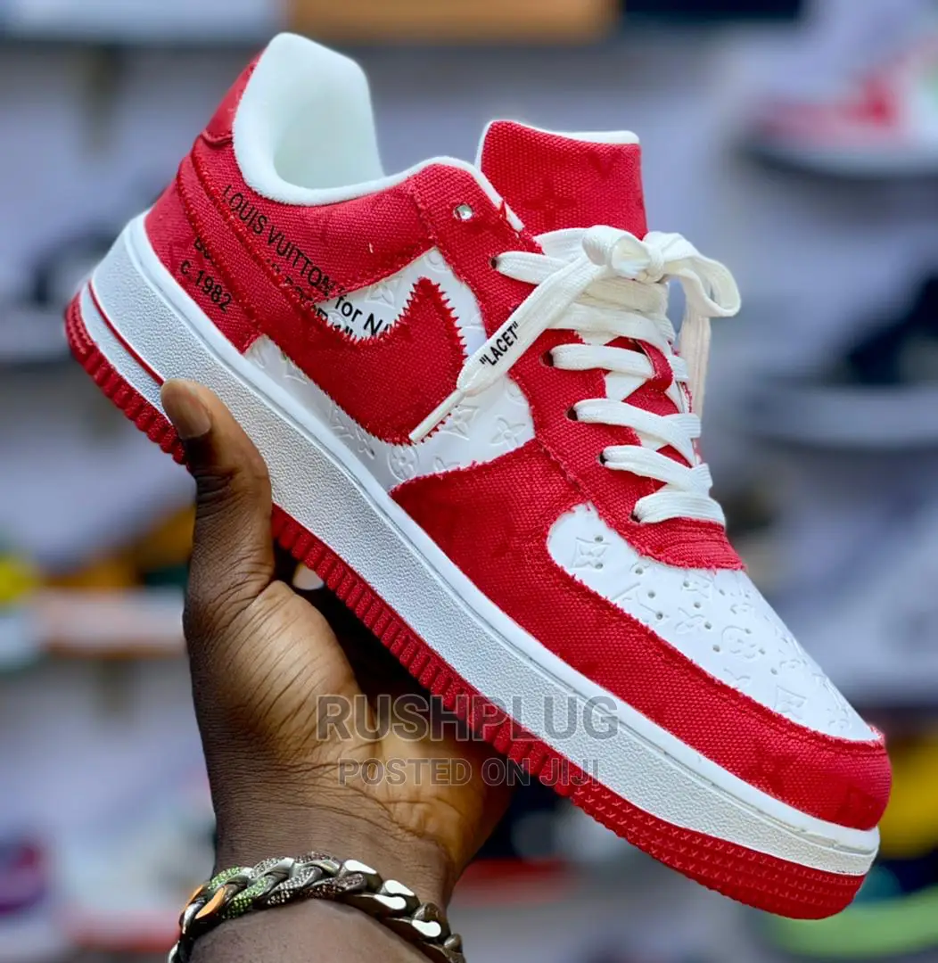 Louis Vuitton X Air Force 1 Low ’Red October