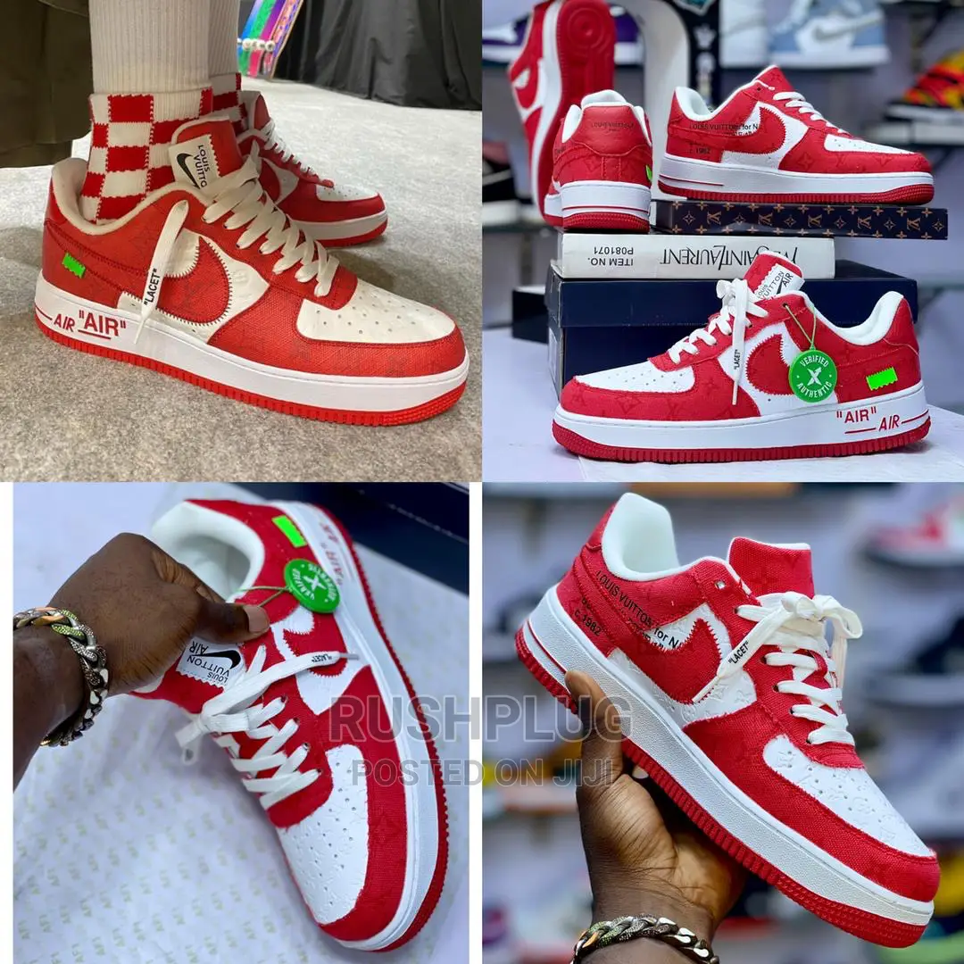 Louis Vuitton X Air Force 1 Low ’Red October