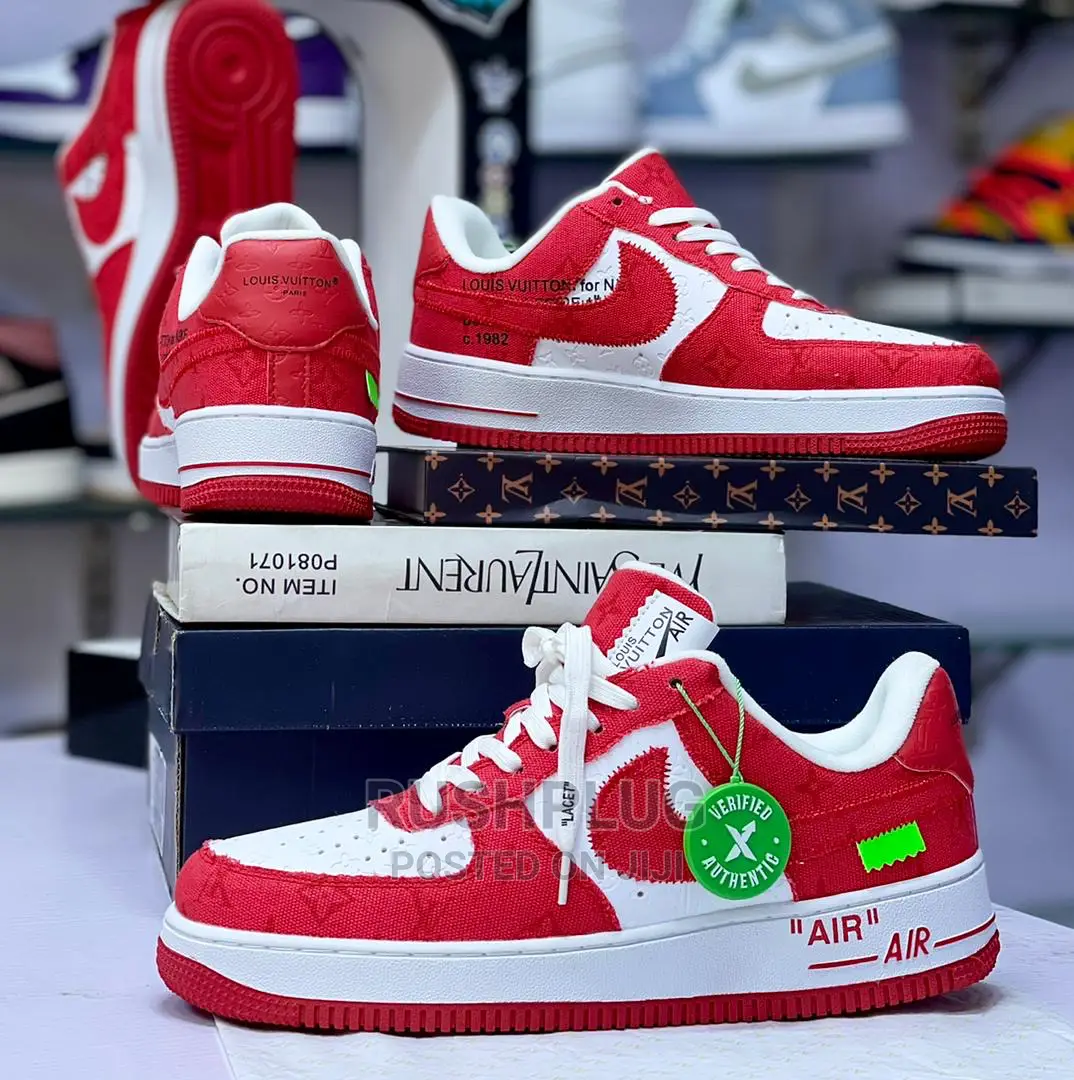Louis Vuitton X Air Force 1 Low ’Red October
