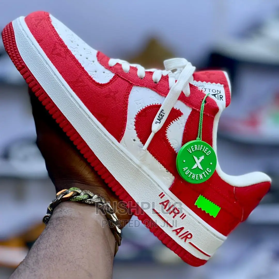 Louis Vuitton X Air Force 1 Low ’Red October