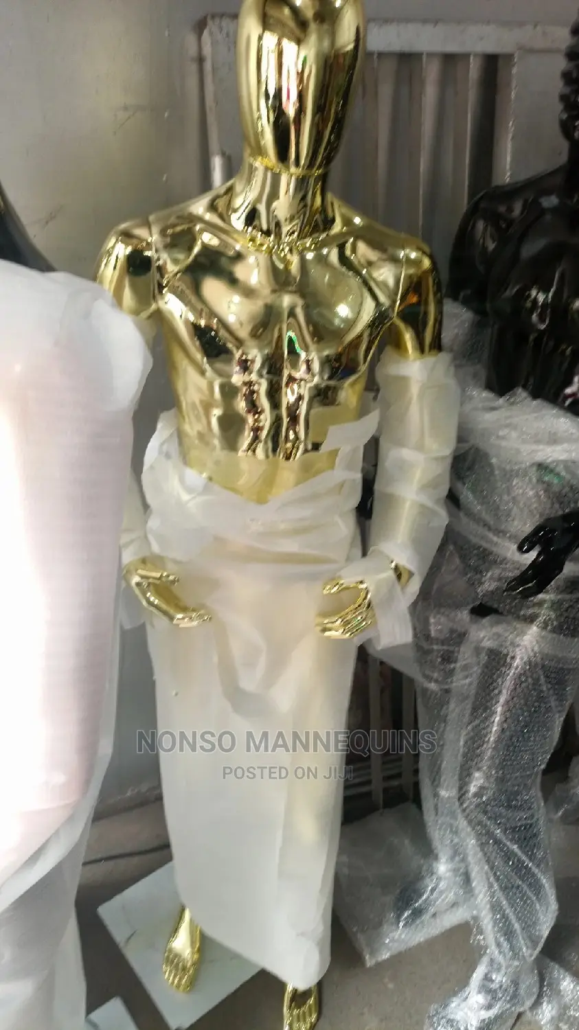 Male Gold Complete Body Display Fashion Mannequin