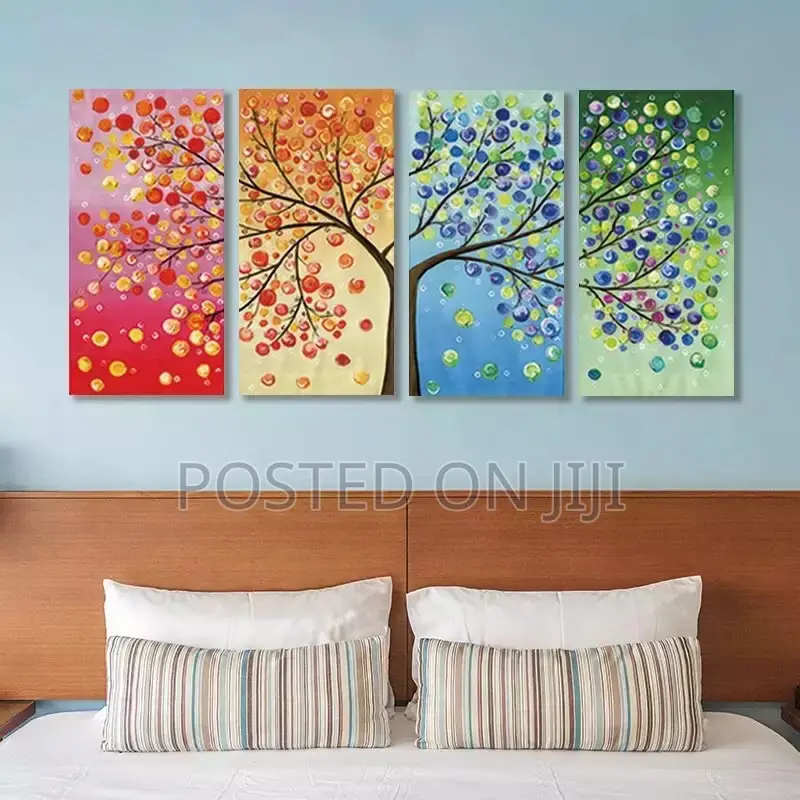 4 Season Lucky Life Tree Canvas
