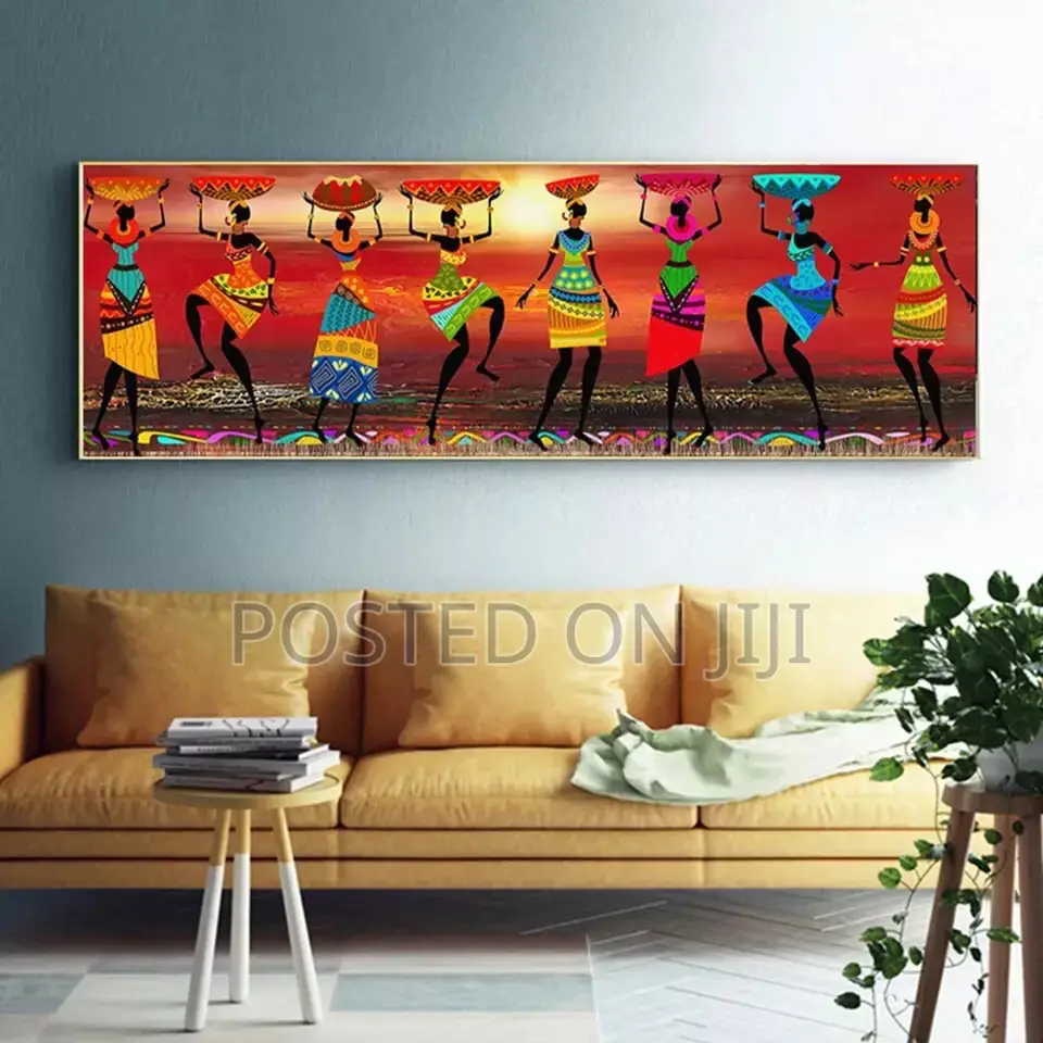 Wangart African Women Dancing Art