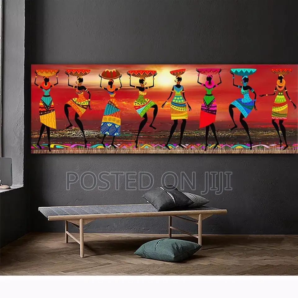 Wangart African Women Dancing Art