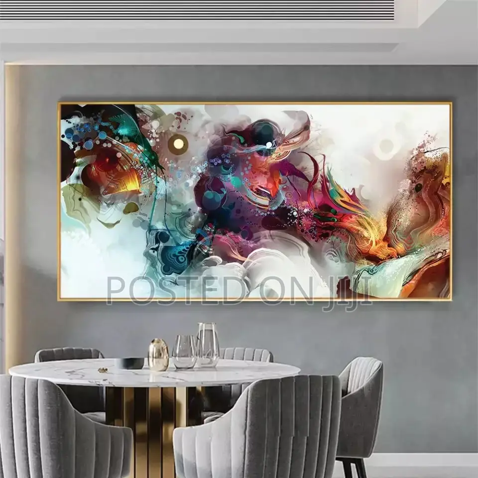 Colorful Ocean Abstract Canvas Printing