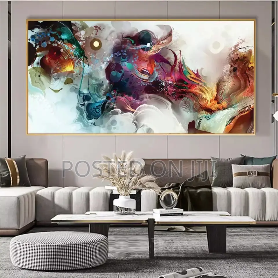 Colorful Ocean Abstract Canvas Printing