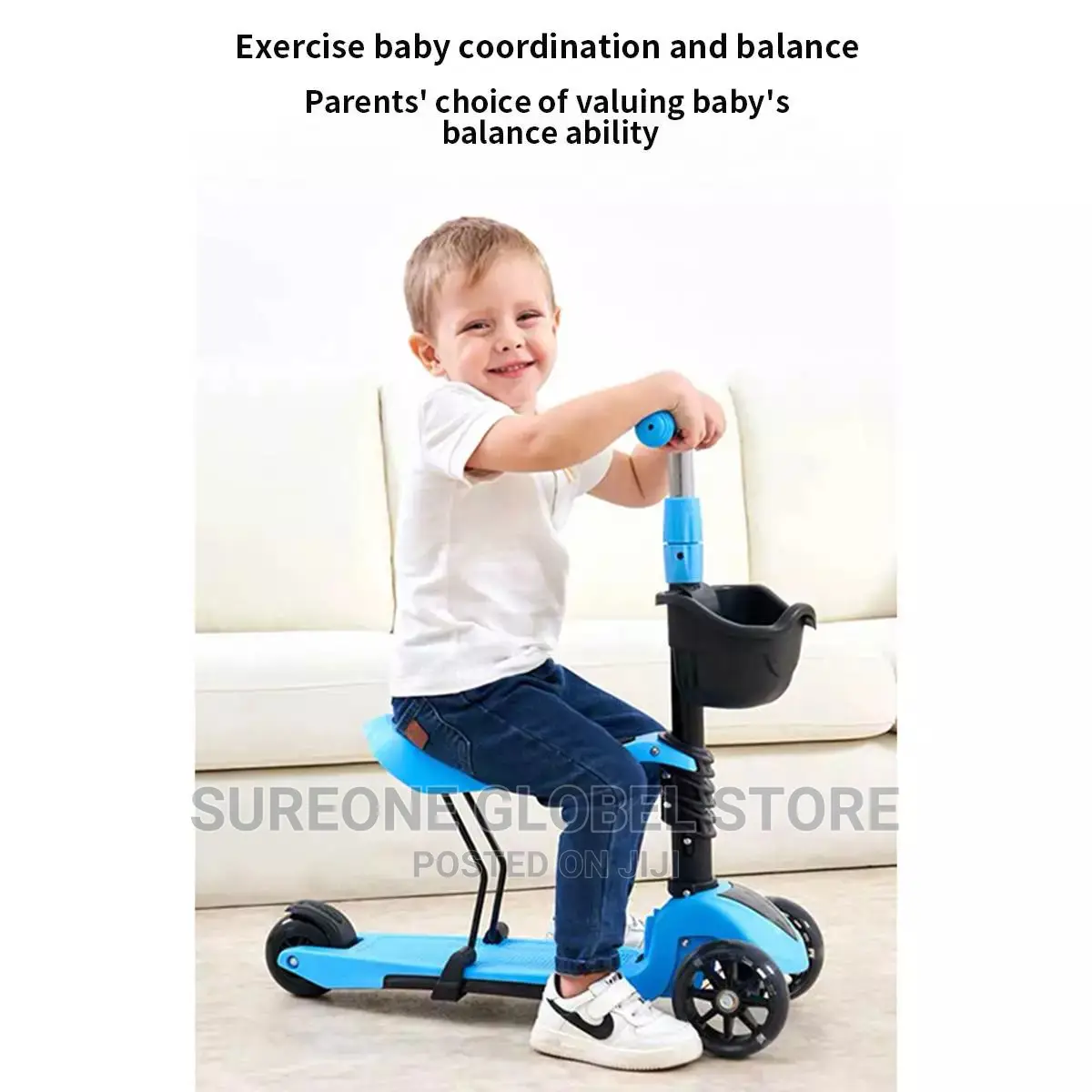 3-in-1 Kids Scooter Aluminum Alloy
