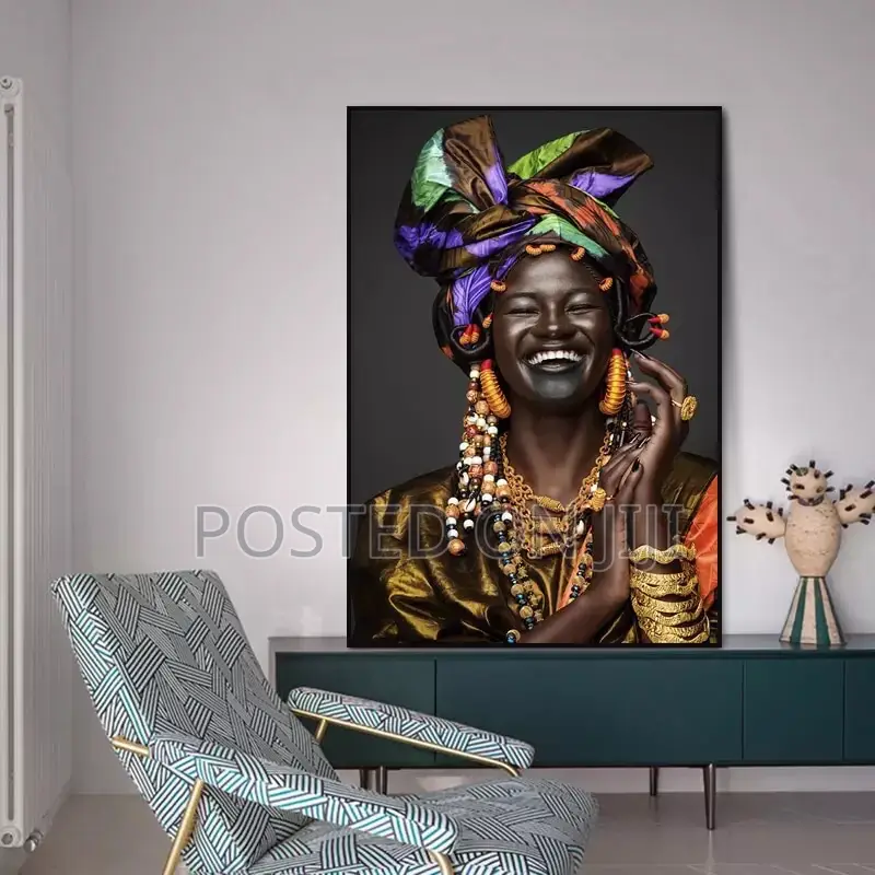 Black African Wall Art