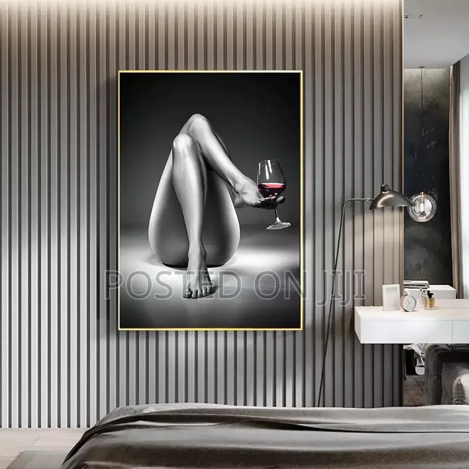 Black White Sexy Nude Woman