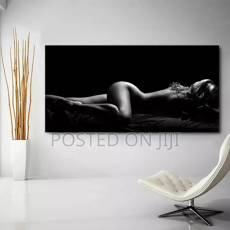 Black and White Sexy Nude Wall Art
