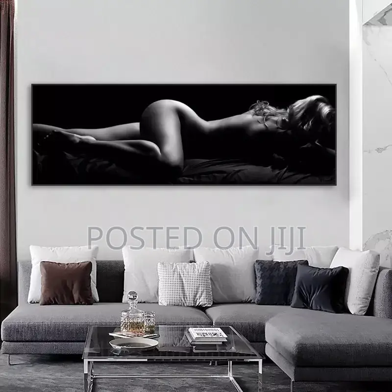 Black and White Sexy Nude Wall Art
