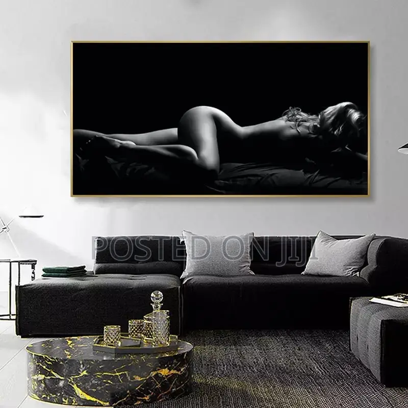Black and White Sexy Nude Wall Art