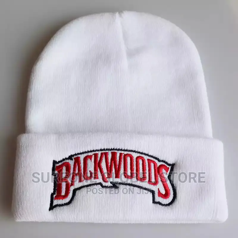 Cap Winter Warm Beanie Men Letter Embroidery BACKWOODS