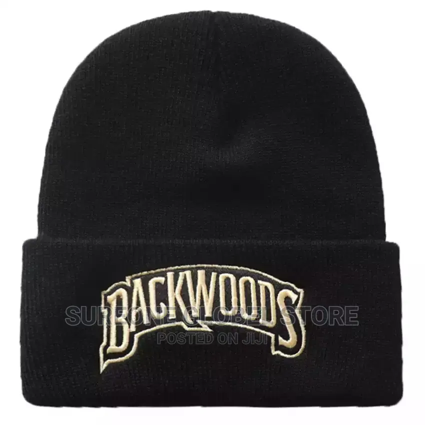 Cap Winter Warm Beanie Men Letter Embroidery BACKWOODS