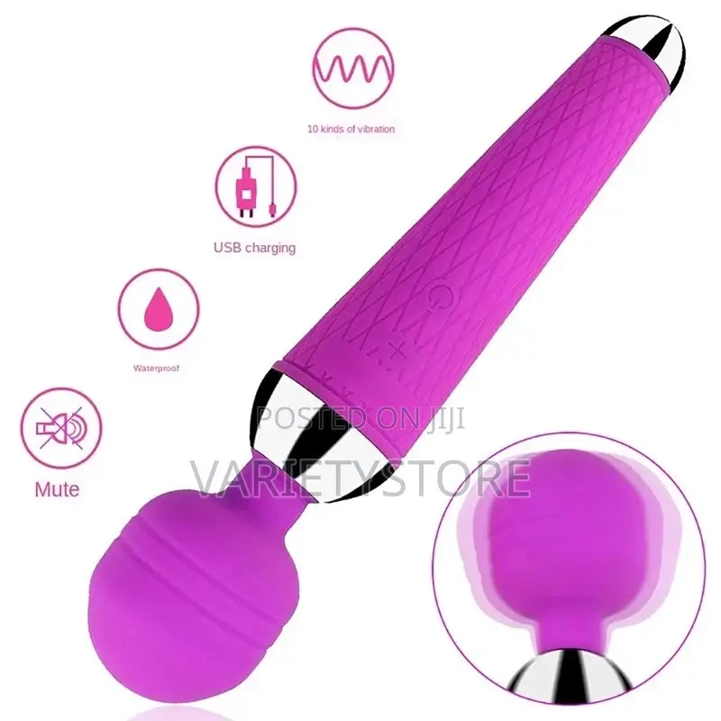 Powerful Clitoris Vibrators Usb Recharge Magic Wand Vibrator