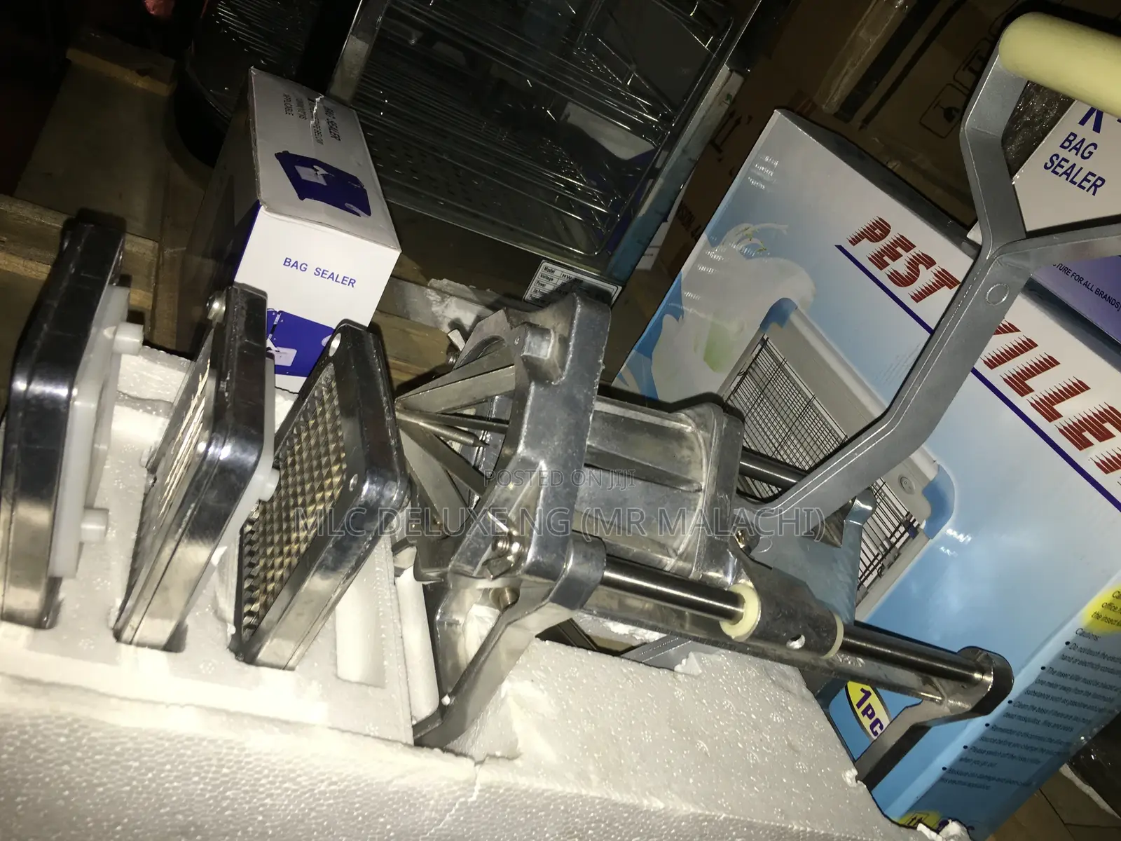 Stainless Manual Potatoes Dicer With 4 Diferent Blades
