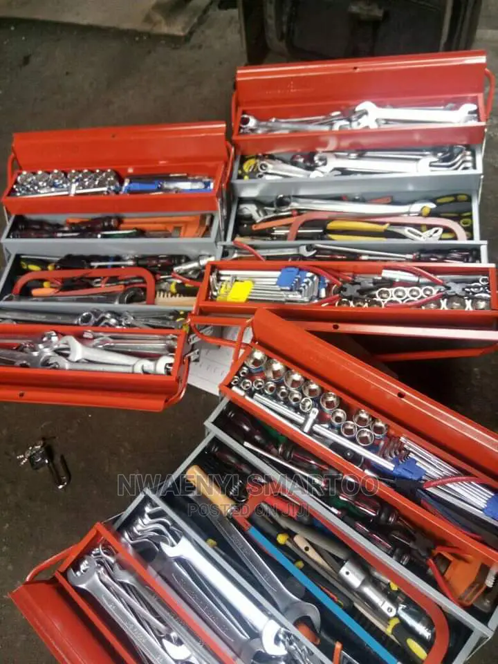 Set of Tools Box With Iron Box