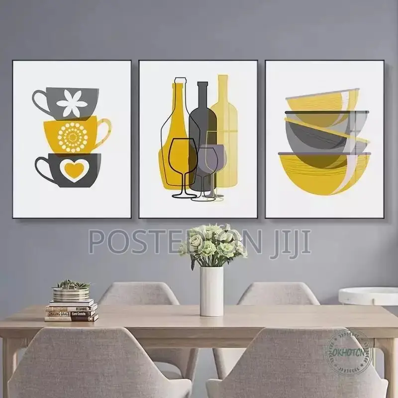 Rice Bowl, Cup, Wine Glass Wall Art