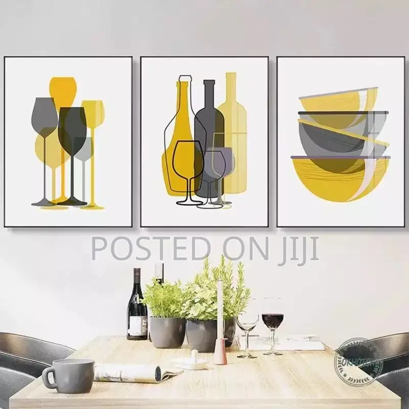Rice Bowl, Cup, Wine Glass Wall Art