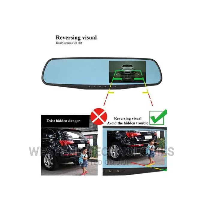 Vehicle Black Box DVR Dual Camera With Motion Detection