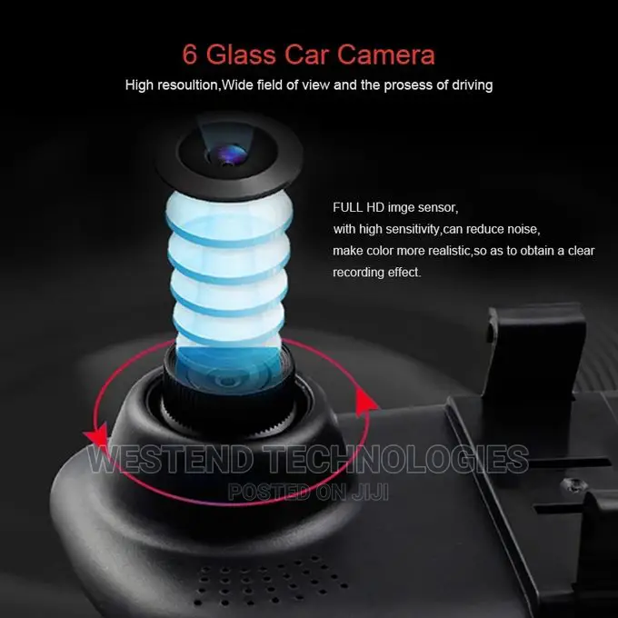 Vehicle Black Box DVR Dual Camera With Motion Detection