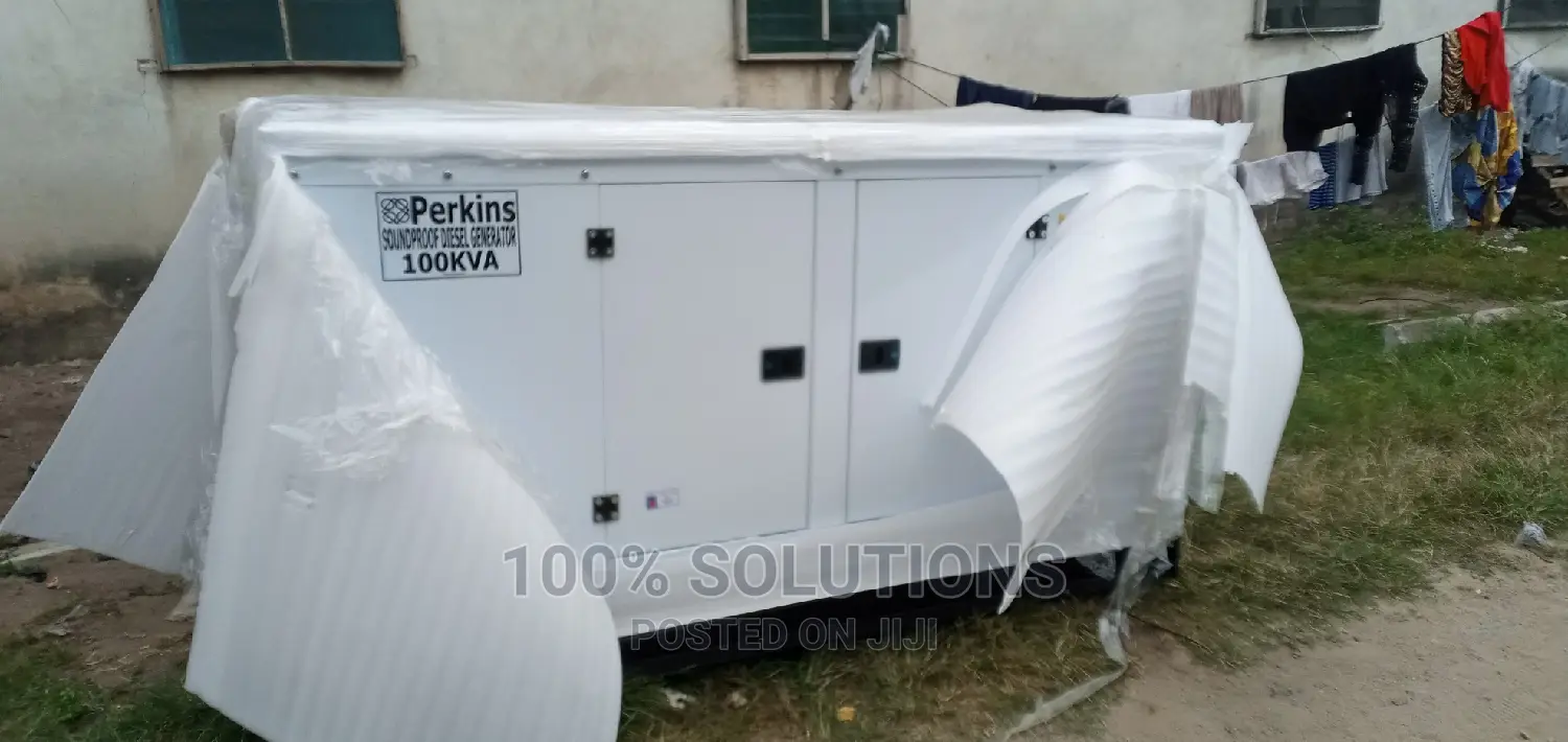 100kva Perkins Diesel Sound Proof Generator for Sale.100% C