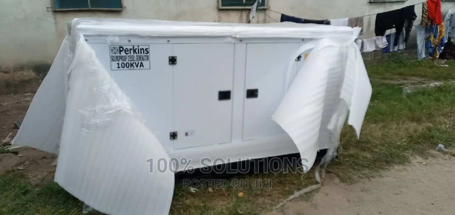 100kva Perkins Diesel Sound Proof Generator for Sale.100% C