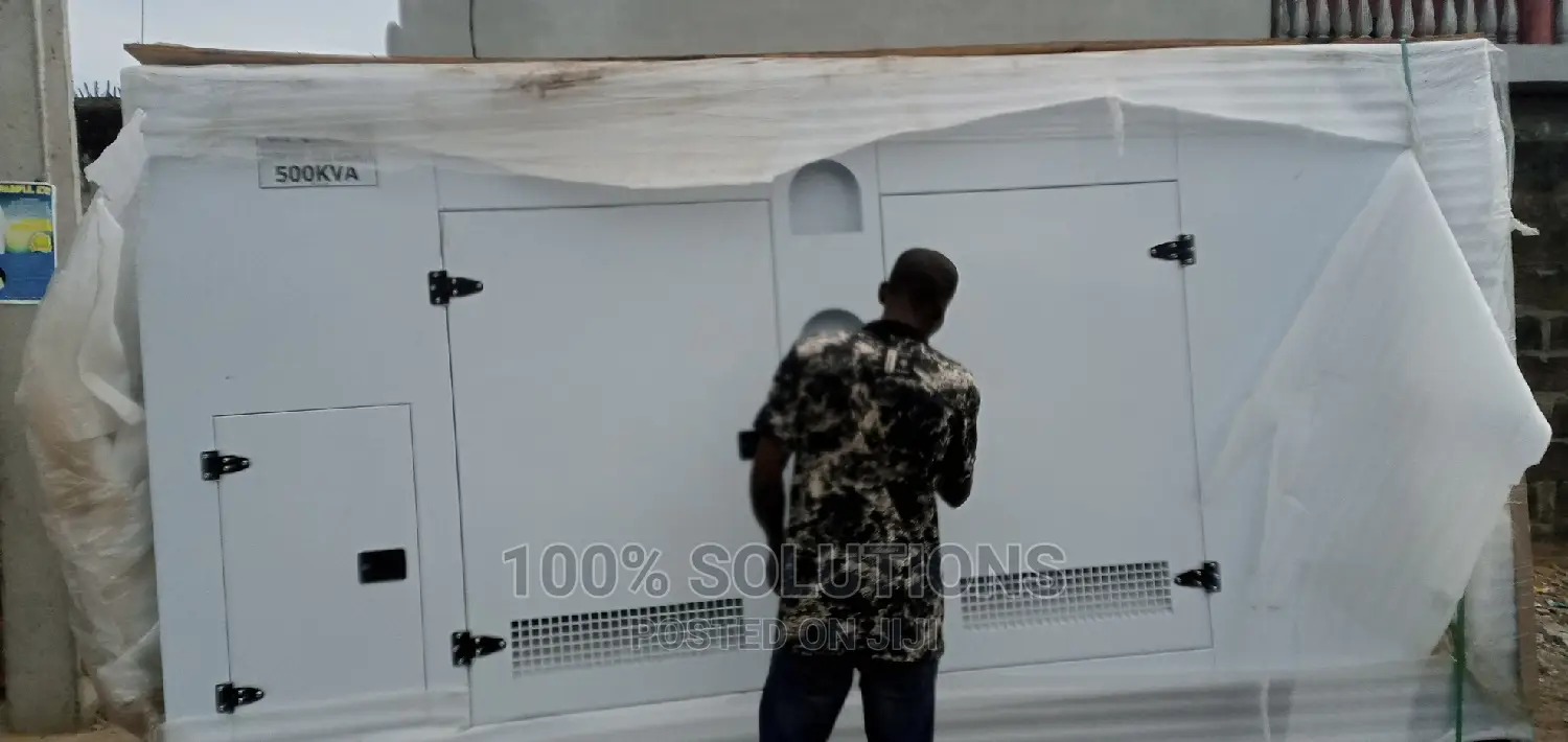 500KVA Perkins Diesel Sound Proof Generator for Sale. 100% C