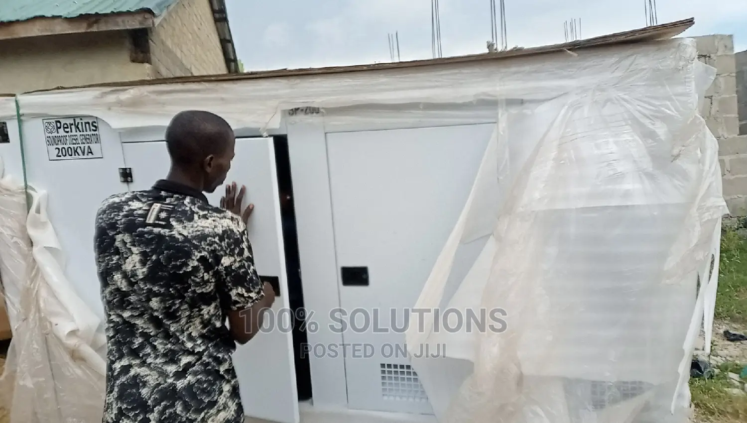 200kva Perkins Diesel Sound Proof Generator for Sale. 100% C