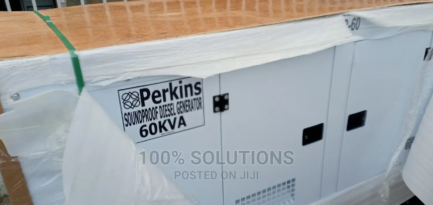 60KVA Perkins Diesel Sound Proof Generator for Sale. 100% C