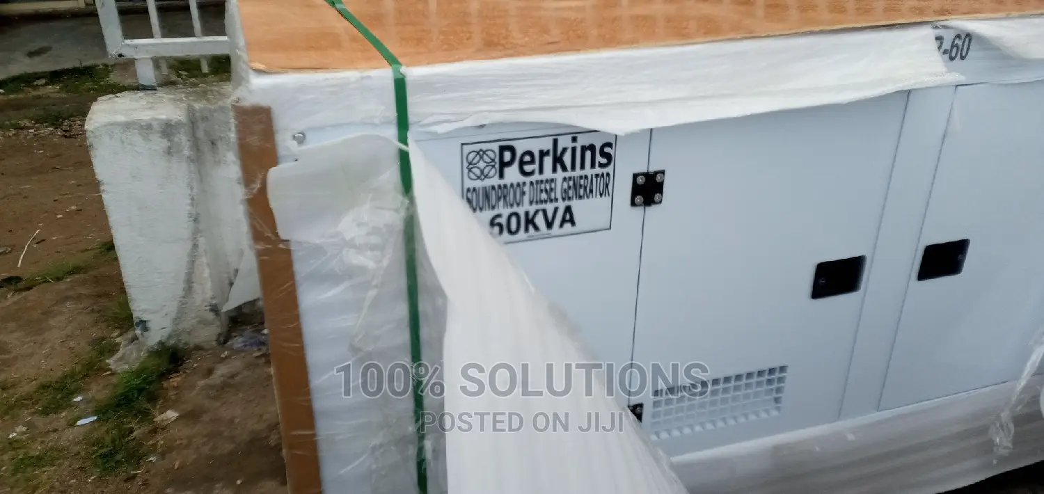 60KVA Perkins Diesel Sound Proof Generator for Sale. 100% C