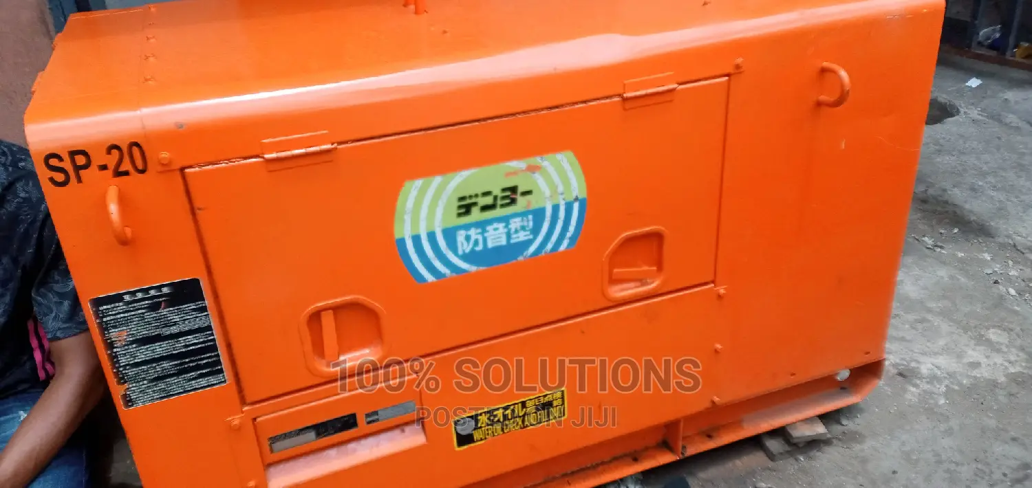 20KVA Denyo Diesel Sound Proof Generator for Sale. 100% C