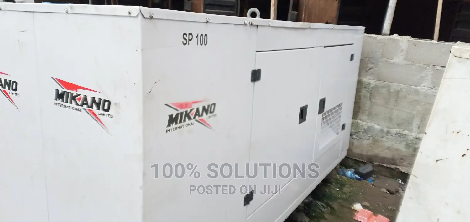 100kva Mikano Diesel Sound Proof Generator for Sale.