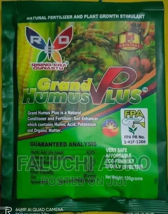 Grand HUMUS PLUS - KHP Soil Conditioner (100 Grams)