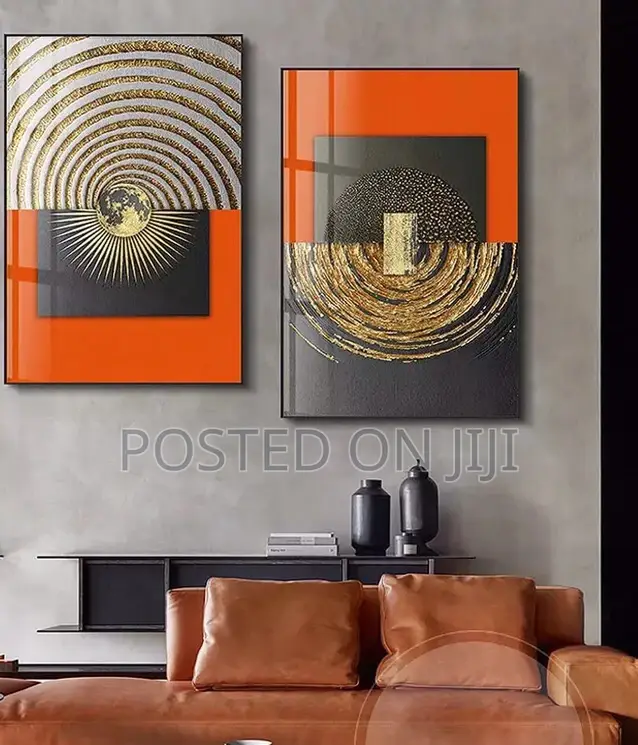Abstract Orange Canvas Print