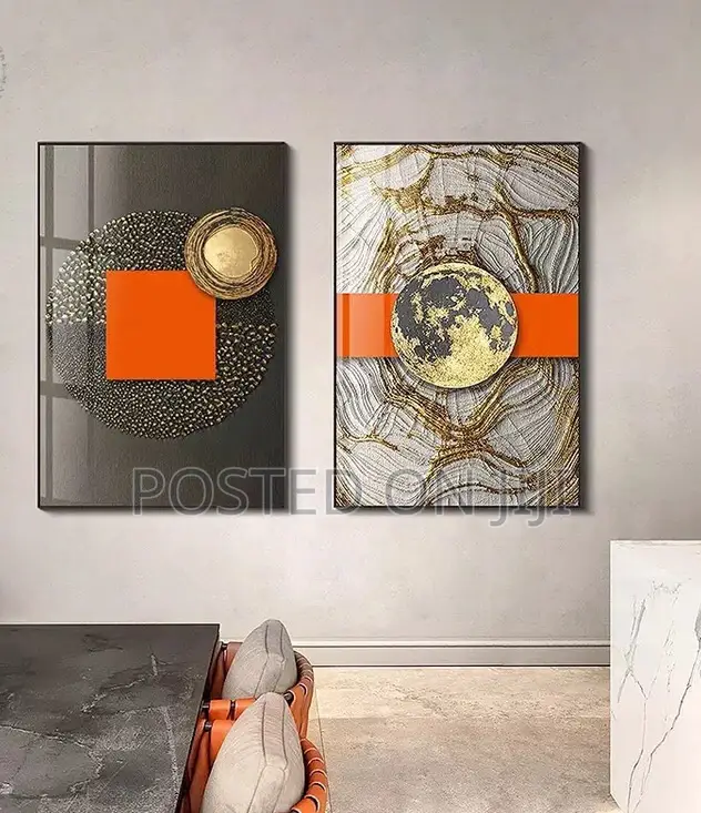 Abstract Orange Canvas Print