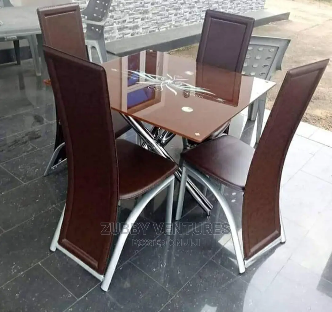 New and Quality 4-Seater Dining Table and 4-Exotic Chairs