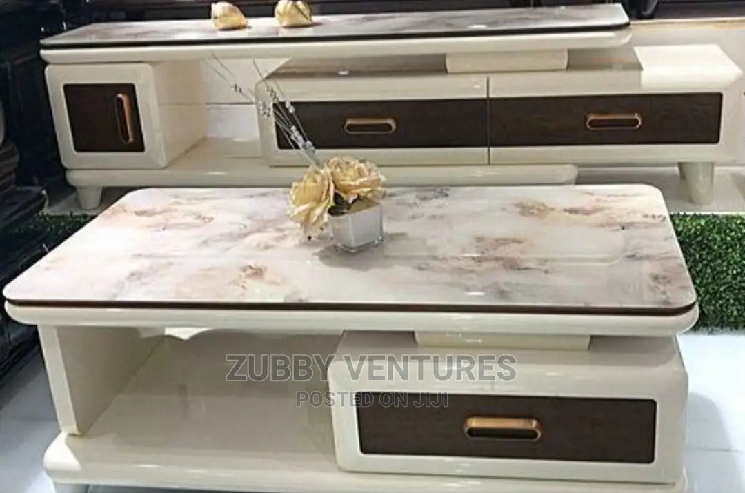 Brand New and Quality Adjustable Tv Stand and Center Table