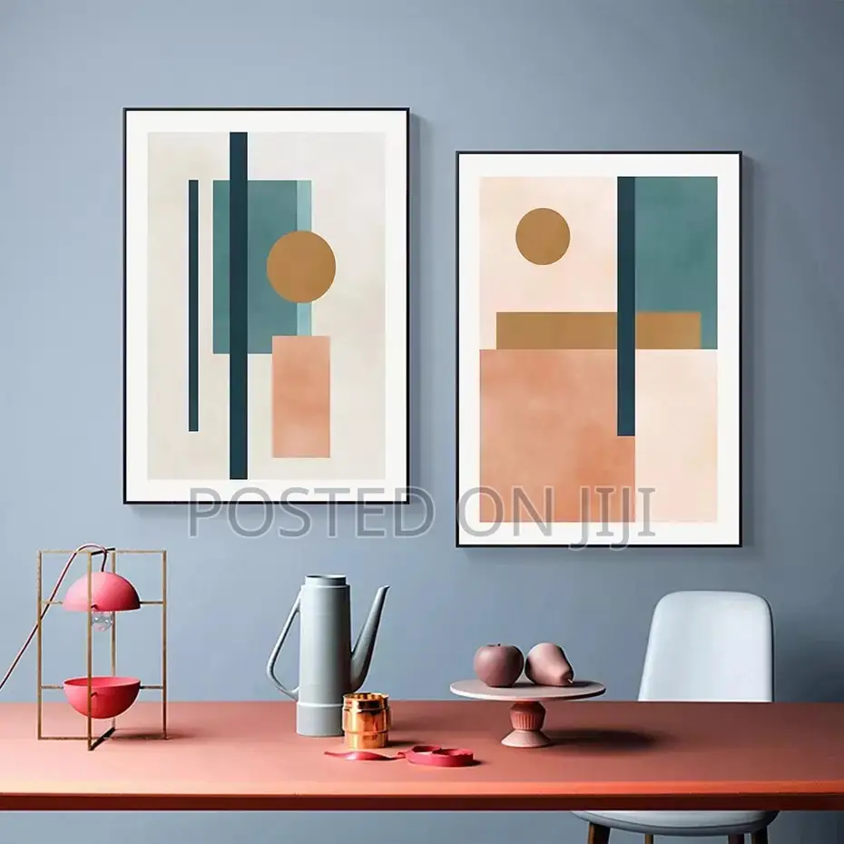 Modern Abstract Water Beige